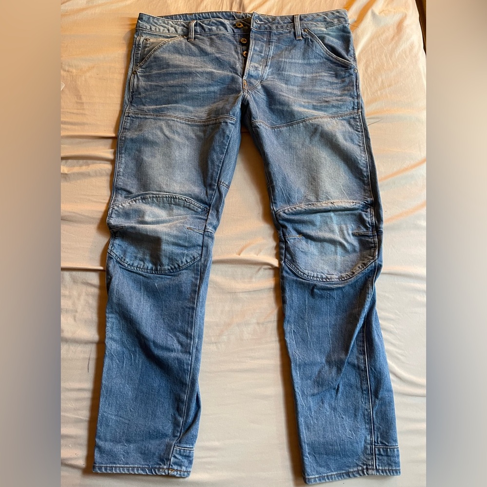 G-Star Men's Slim Fit Blue Jeans